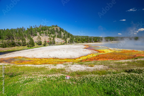 West Thumb in Yellowstone National Park , USA