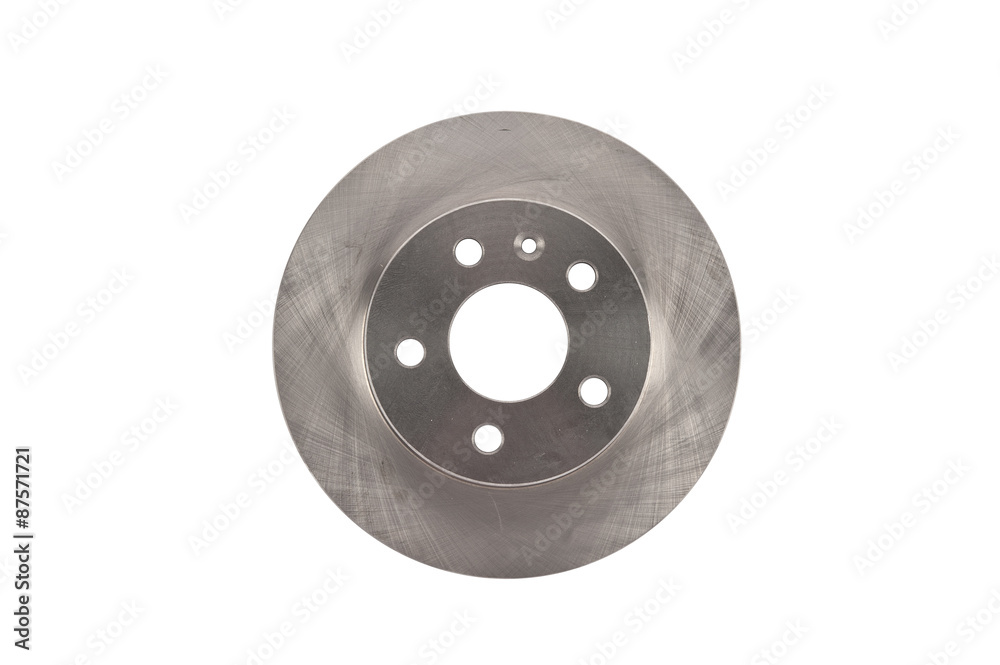 Brake disc on white background Brake disc on white background