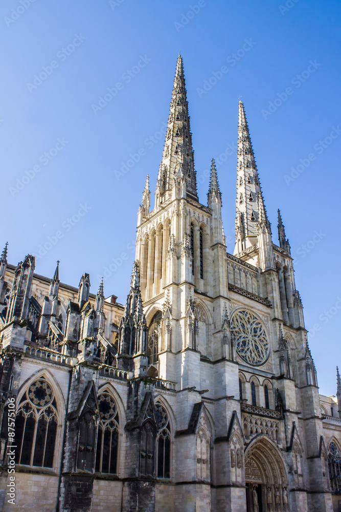 st. Andrew Cathedral in Bordeaux