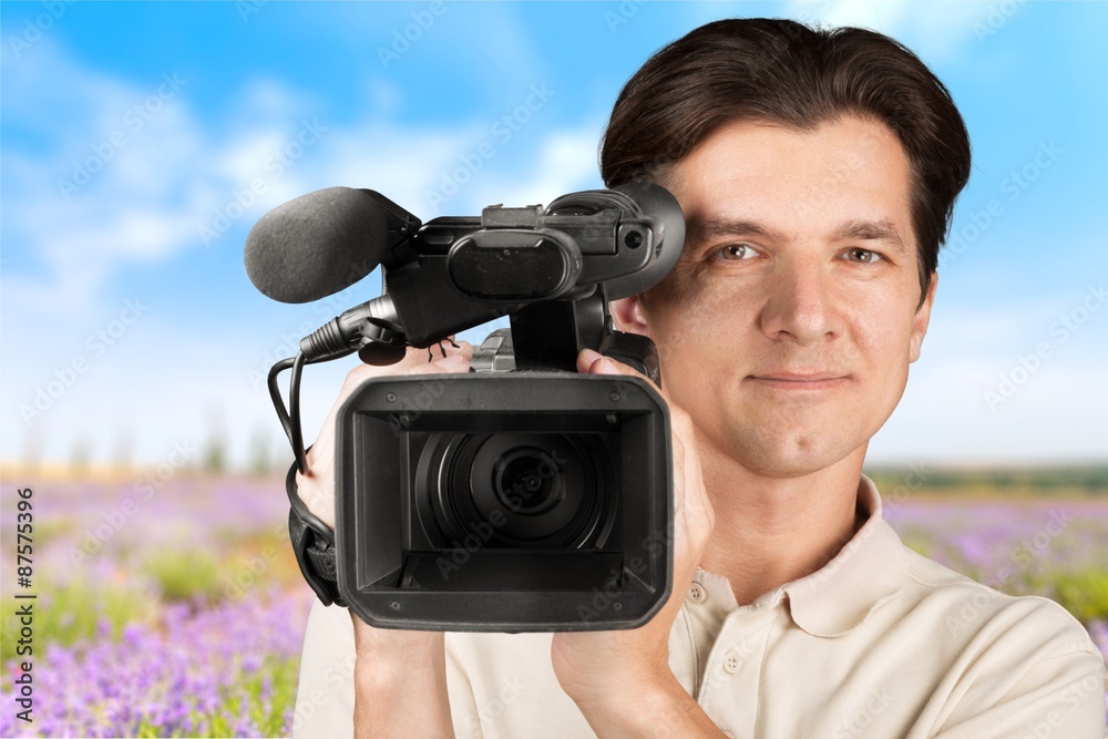 Fototapeta premium Film, production, camera.