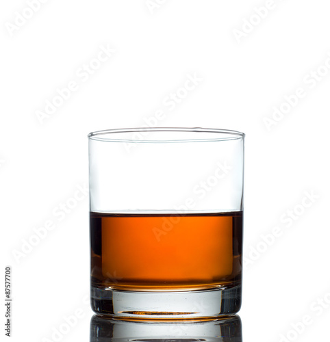 whisky isolated on a white background