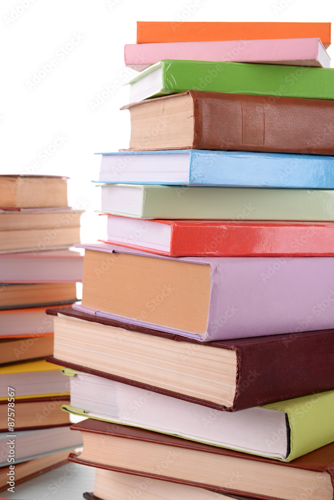 Fototapeta premium Heap of books close up