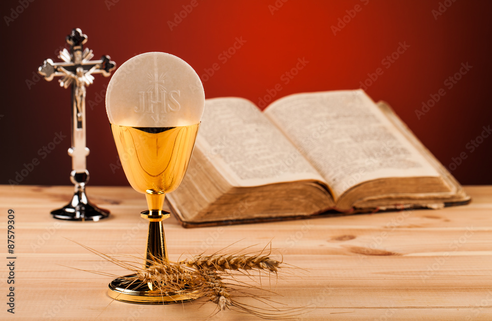 Obraz premium Chrystian holy communion