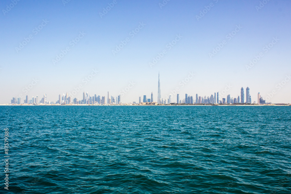 Fototapeta premium Dubai city sea view