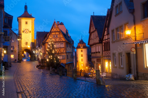 Rothenburg ob der Tauber zur Weihnachtszeit