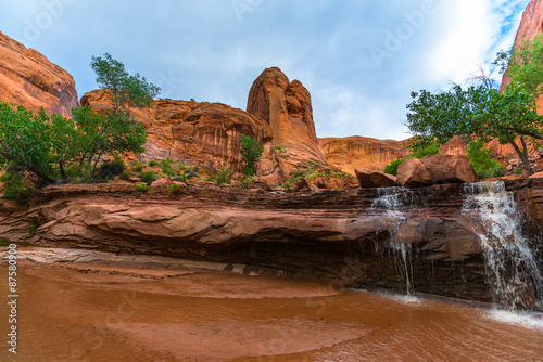 Coyote Gulch Lower Waterfall photo