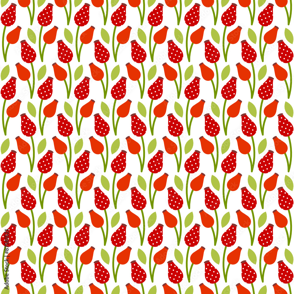 Seamless Pattern Rose Hips Green Seamless Pattern Rose Hips Green