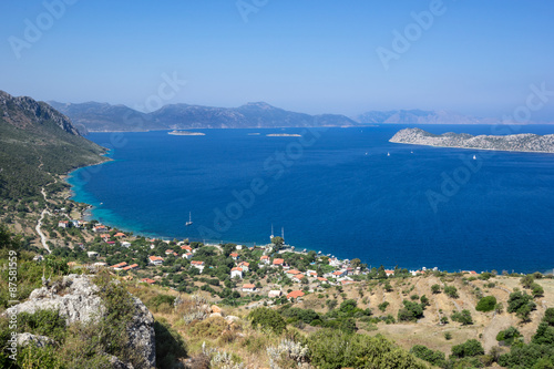 Sogut on the Brozburun Peninsula in south west Turkey photo