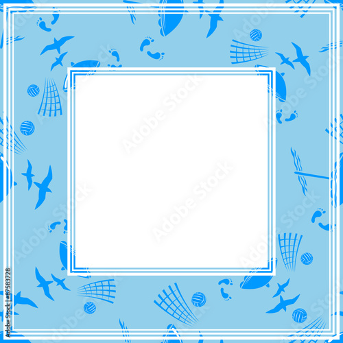 beach border