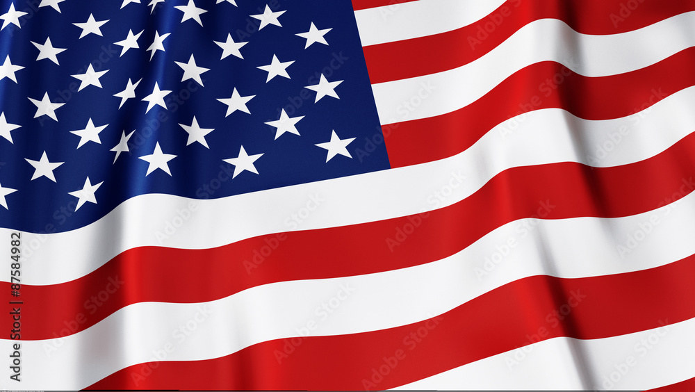 Obraz premium High Quality 3D USA Flag