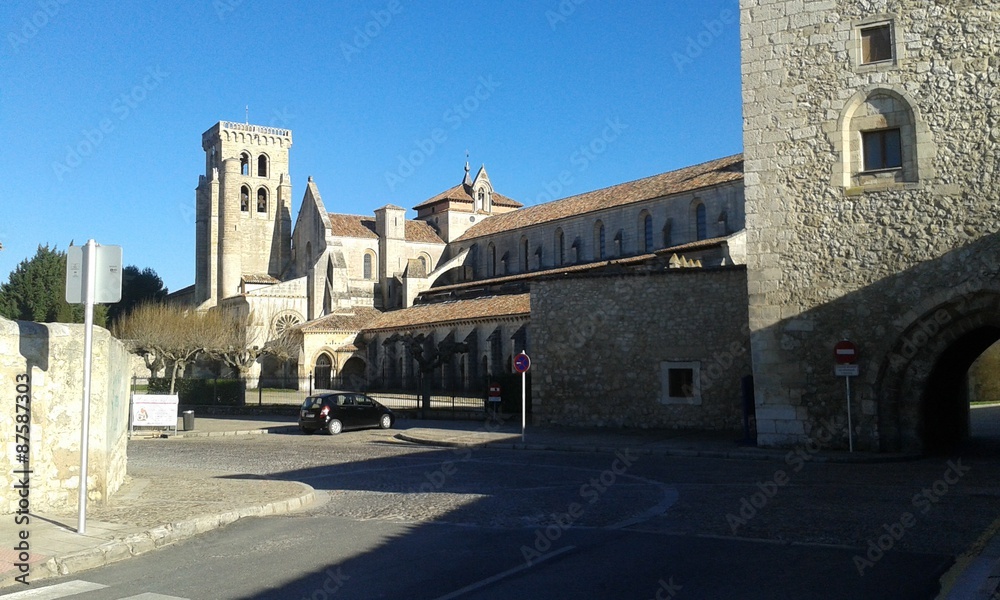 Monasterio de las Huelgas de la ciudad de Burgos, España.
