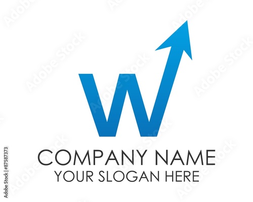 W up