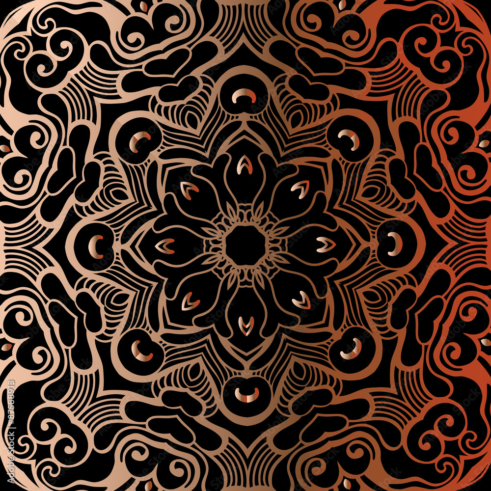 Gold mandala