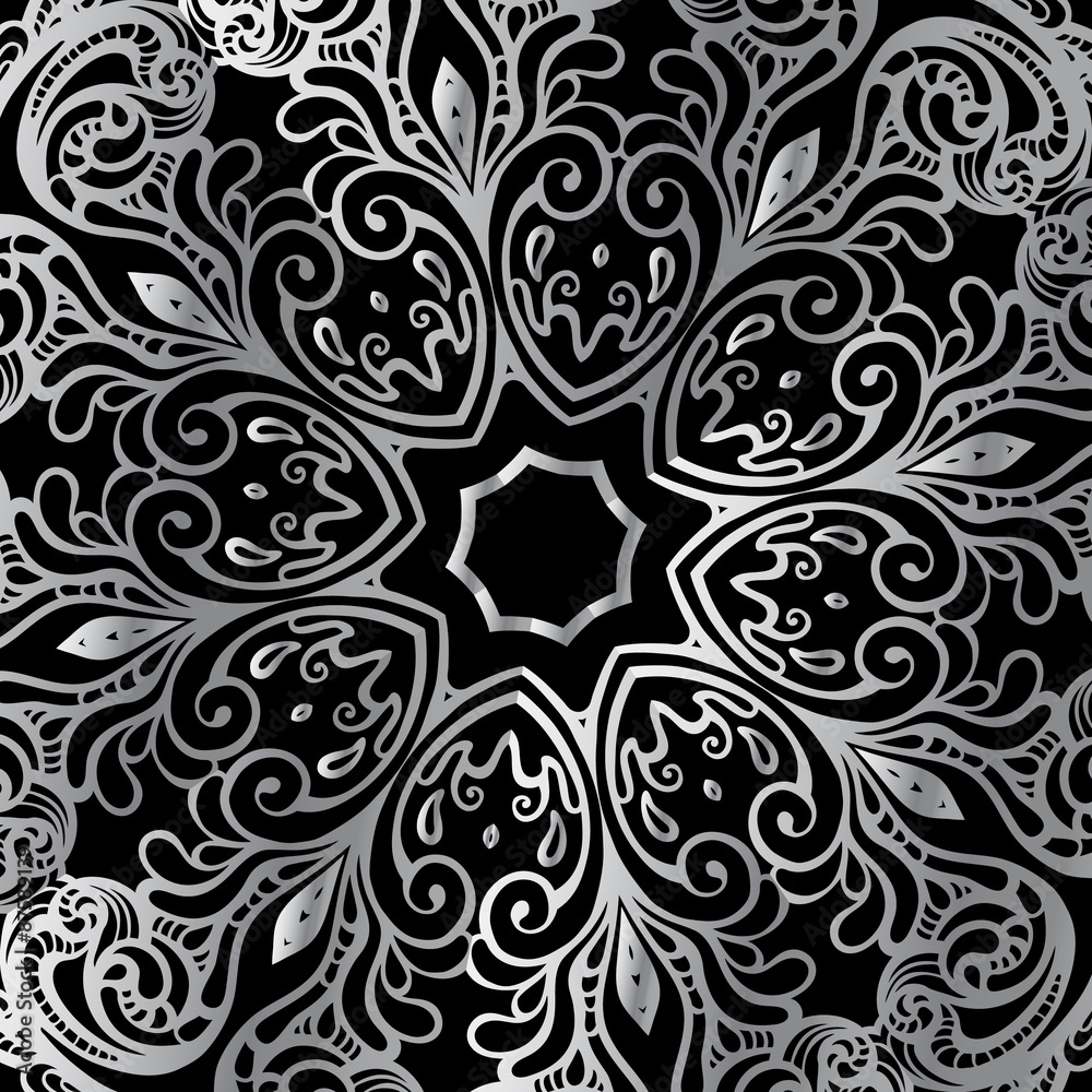 Silver mandala Silver mandala