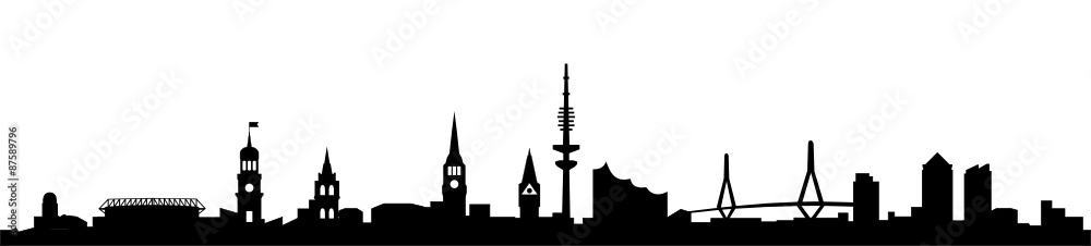 Obraz premium Skyline Hamburg