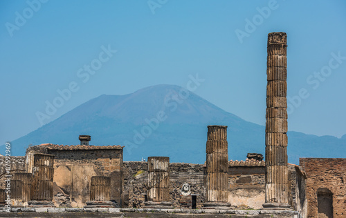 Ruins of ancient Pompeii, Italy