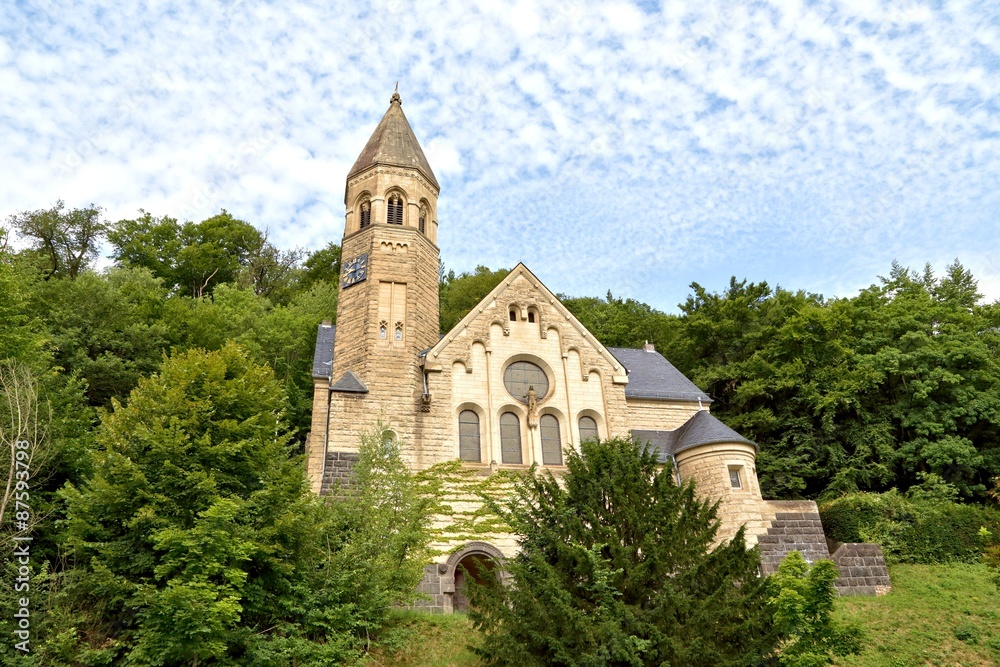 Schlangenbad, die Christuskirche (Juli 2015)
