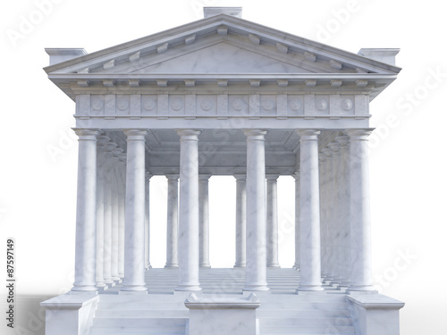 Obraz na plátně 3d classical roman temple