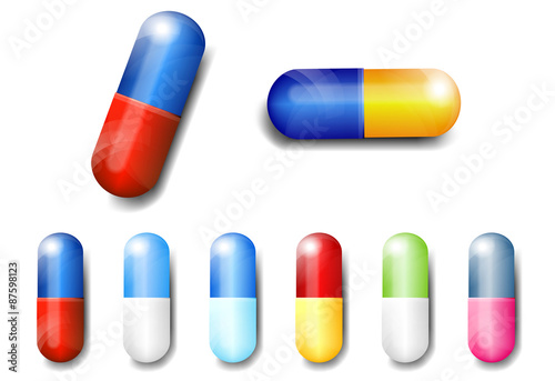 Capsules -- Vector illustration