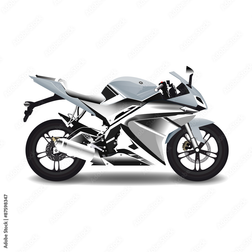 Motorcycle, steel sport bike