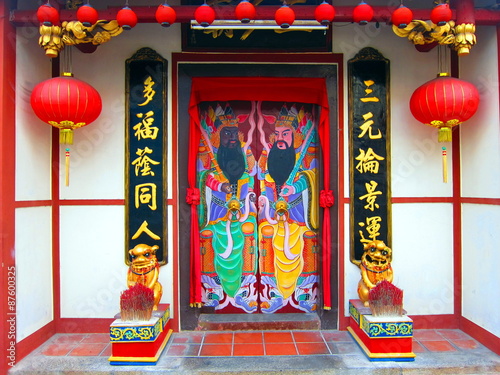 Obraz na płótnie Temple à Malacca