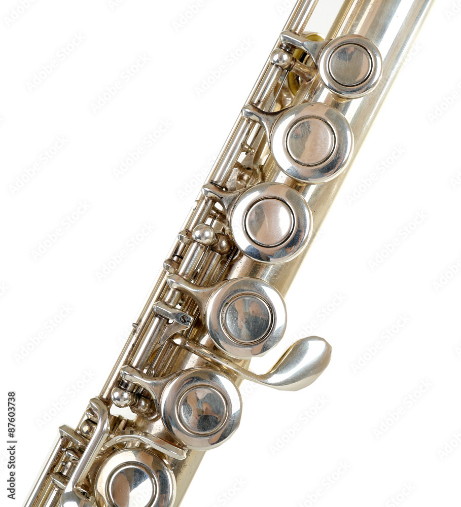 Obraz premium Flute isolated on white