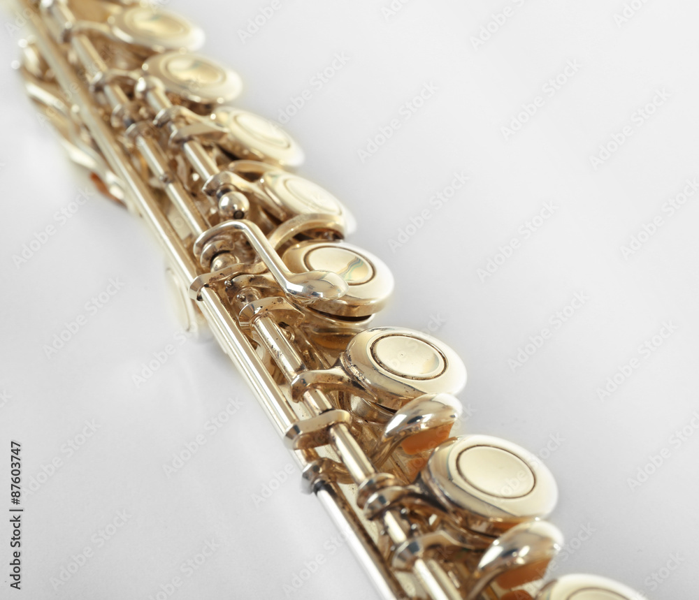 Fototapeta premium Flute isolated on white