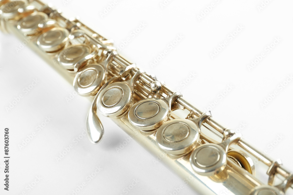 Fototapeta premium Flute isolated on white