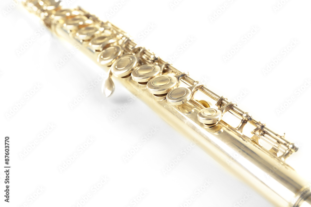 Fototapeta premium Flute isolated on white