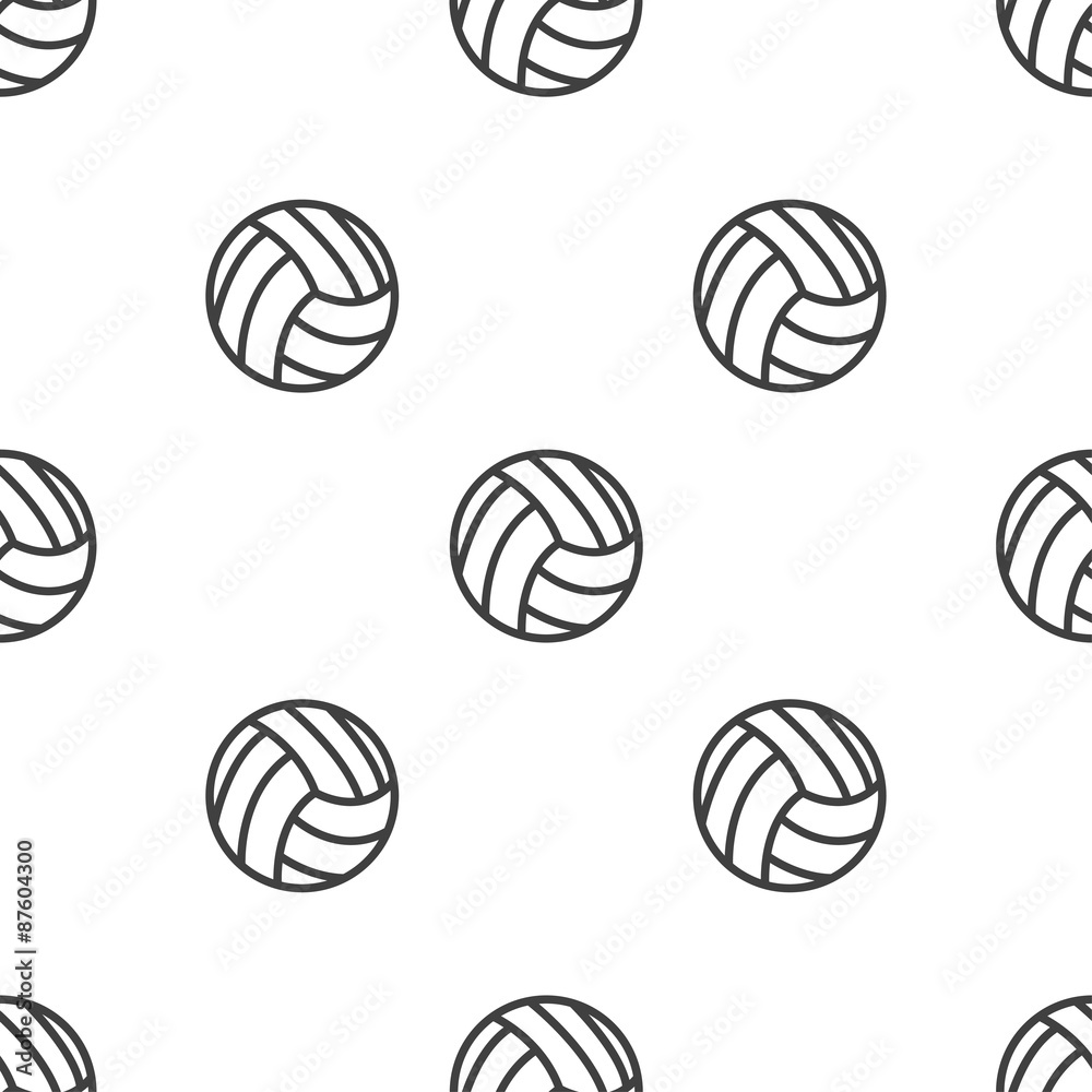 seamless pattern with Volleyball
