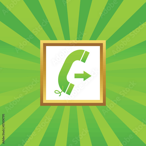 Outgoing call picture icon