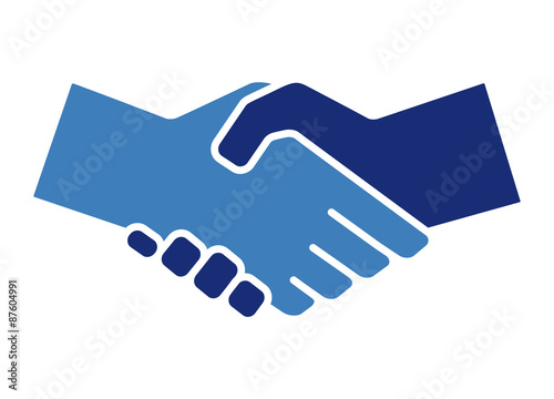 Handshake Icon. Vector illustration.