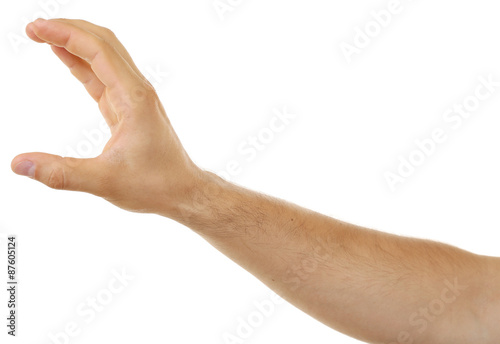 Wallpaper Mural Male hand close up Torontodigital.ca