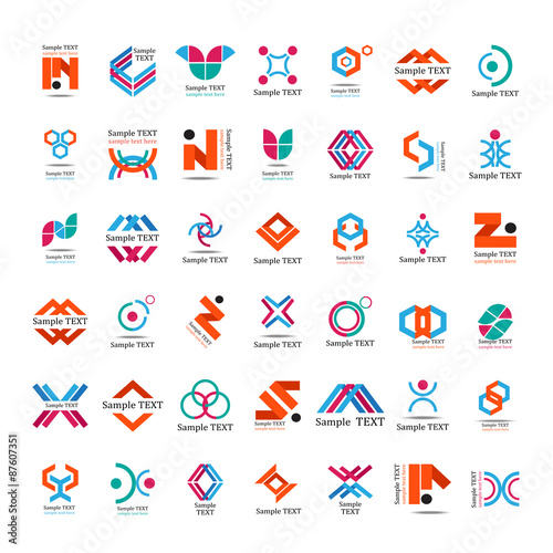 Unusual Icons Set - Isolated On White Background 