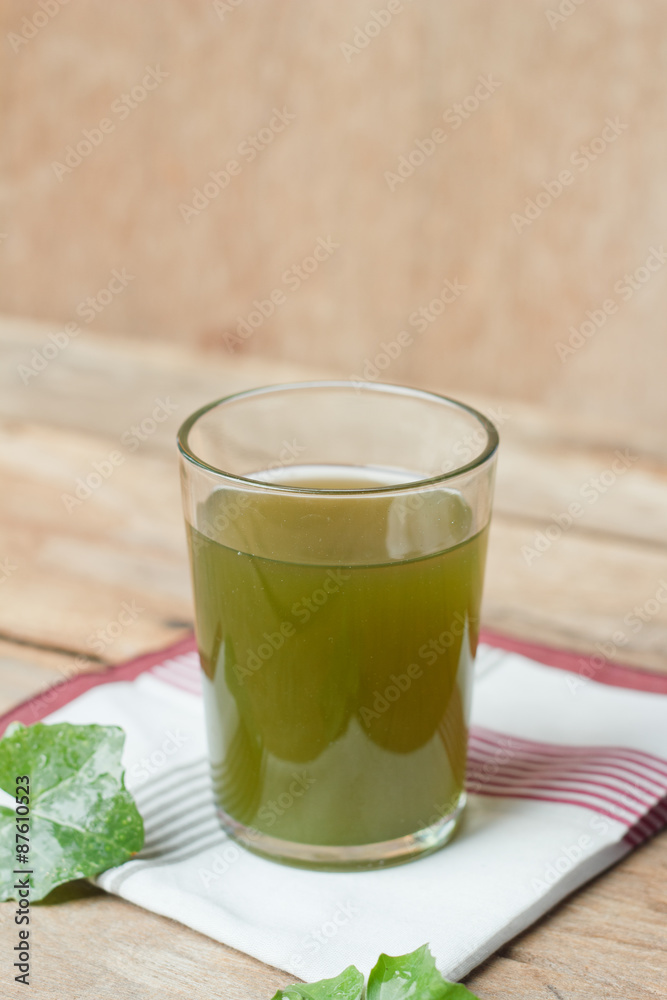 Gotu kola's leafs drink. Gotu kola's leafs drink.