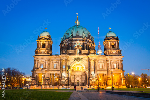 Evening view of Berlin Cathedral, Germany © katatonia