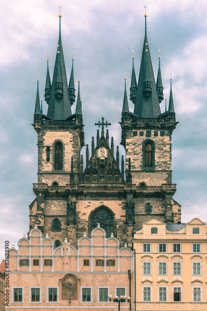 Church of Our Lady before Tyn in Prague, Czechia