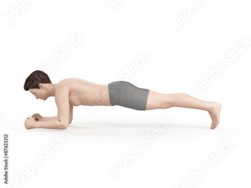 exercise illustration - plank