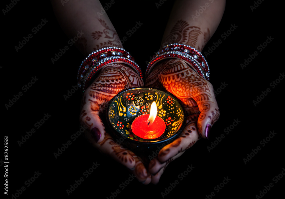 Fototapeta premium Diwali celebration