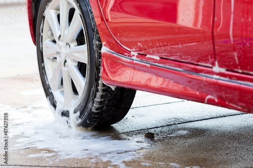 car wash with soap, car cleaning service