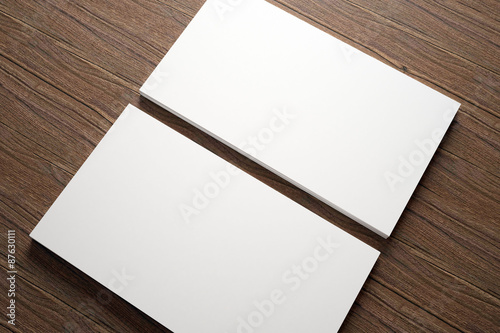 3D square business cards top