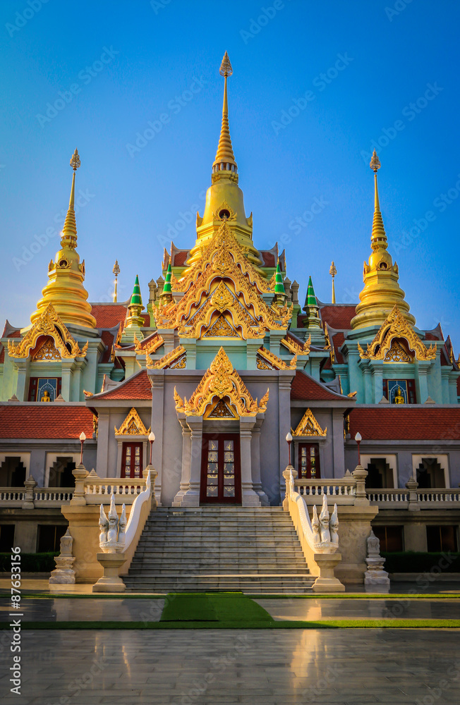 Wat Tang Sai, Golden Temple at Prachuap, Thailand