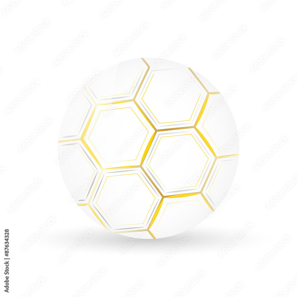 Fototapeta premium Soccer ball isolated on white background
