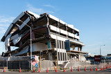 Multistory building destroyed by an earthquake, Christchurch, New Zealand