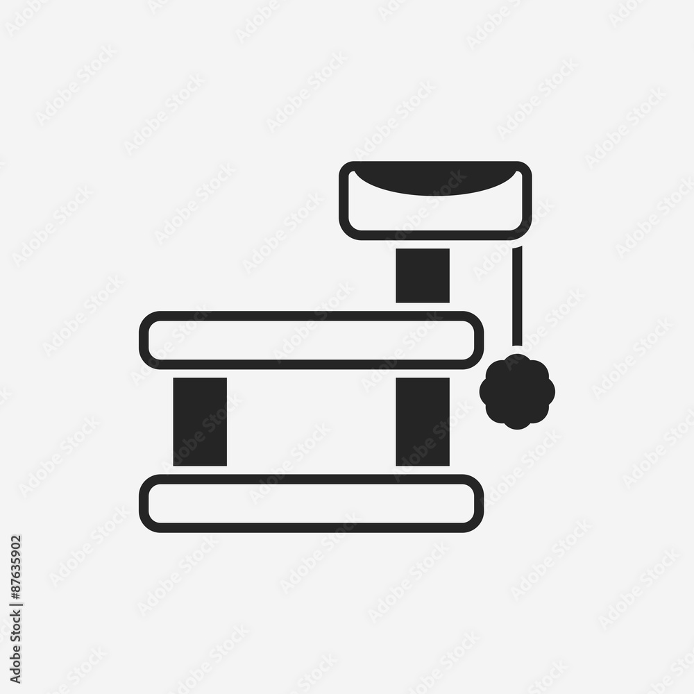cat tree icon cat tree icon
