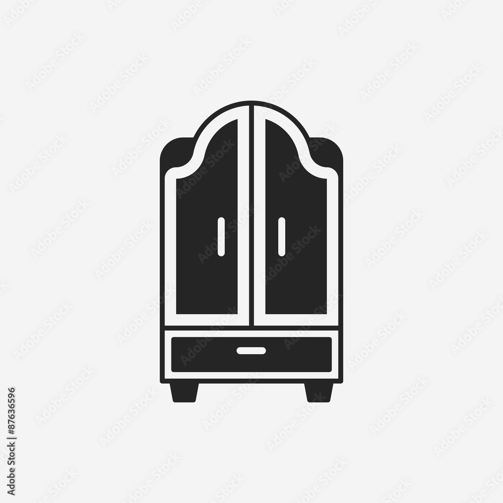 closet cabinet icon closet cabinet icon