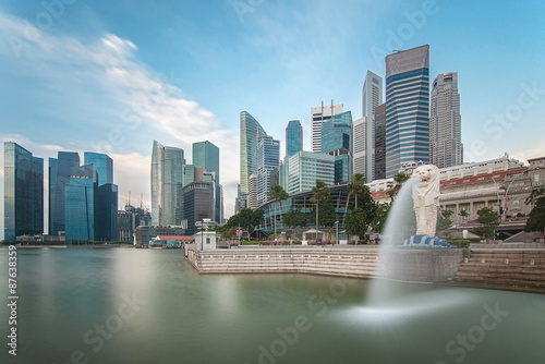 Singapore city in morning time