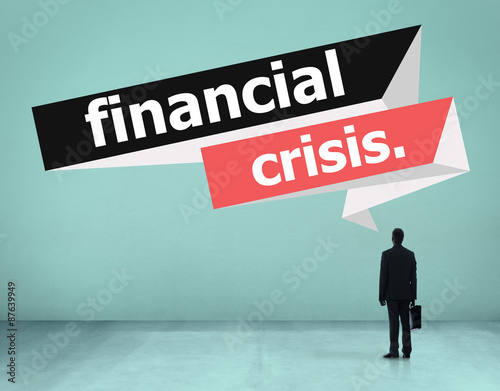 Financial Crisis Finance Businessman Economy Concept