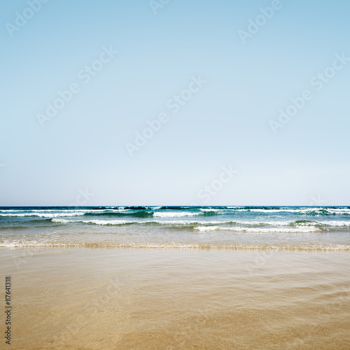 tropical sea beach background