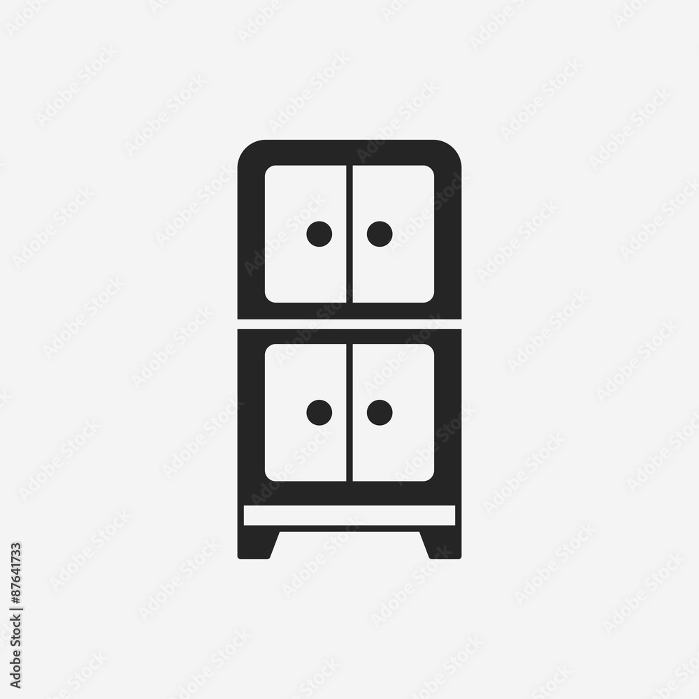 closet cabinet icon closet cabinet icon